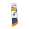 Carson Floating Key Ring for 3 keys - Blue/Orange