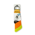 Carson Floating Key Ring for 3 keys - Orange/Yellow