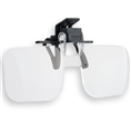 Carson Magnifying Glasses 2x (+4.00 Dioptrie) Clip-On and Flip-Up