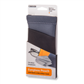 Carson Neoprene Spectacles bag with microfibre cloth - Black/Grey