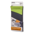 Carson Neoprene Spectacles bag with microfibre cloth - Gray/Green