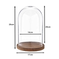 Clayre Eef 6GL1945 Glass Cloche Transparent 17x25 cm