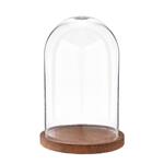 f Clayre Eef 6GL1945 Glass Cloche Transparent 17x25 cm