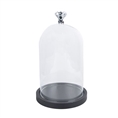 Clayre Eef 6GL2544 Glass Cloche Transparent 14x25 cm