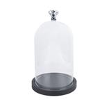 f Clayre Eef 6GL2544 Glass Cloche Transparent 14x25 cm