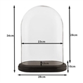 Clayre Eef Cloche 6GL1269 Transparent 26x15x33 cm