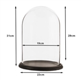 Clayre Eef Cloche 6GL1271 Transparent 23x31 cm