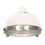 f Clayre Eef Cloche 6GL2491 Grey Transparent 21x15 cm