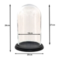 Clayre Eef Cloche 6GL3474 Transparent 20x28 cm