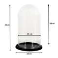 Clayre Eef Cloche 6GL3476 Transparent 23x38 cm