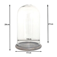 Clayre Eef Cloche 6GL3536 Transparent 17x29 cm