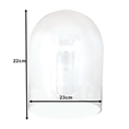 Clayre Eef Cloche 6GL3548 Transparent 23x22 cm